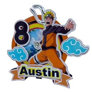 Naruto cake topper